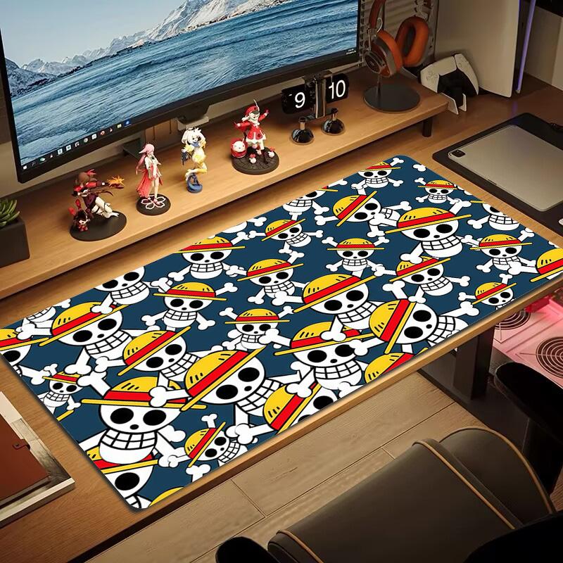 One Piece3 Print Cushion Non-slip Laptop Tablet Big Mousepad XXL Mat Mini PC Playmat With Lock edge