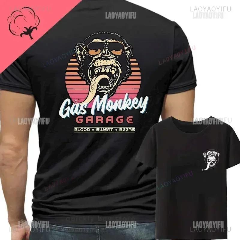 Unisex Gifts Amazing Essential Doublesided Gas Monkeys Garage Cotton Tshirt Unisex Casual Summer Graphic Harajuku Streetwear Unisex
