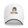 Vintage Colombia Flag Golf Cap Unisex Headwear  Outdoor Travel Adjustable Fit Sun Caps