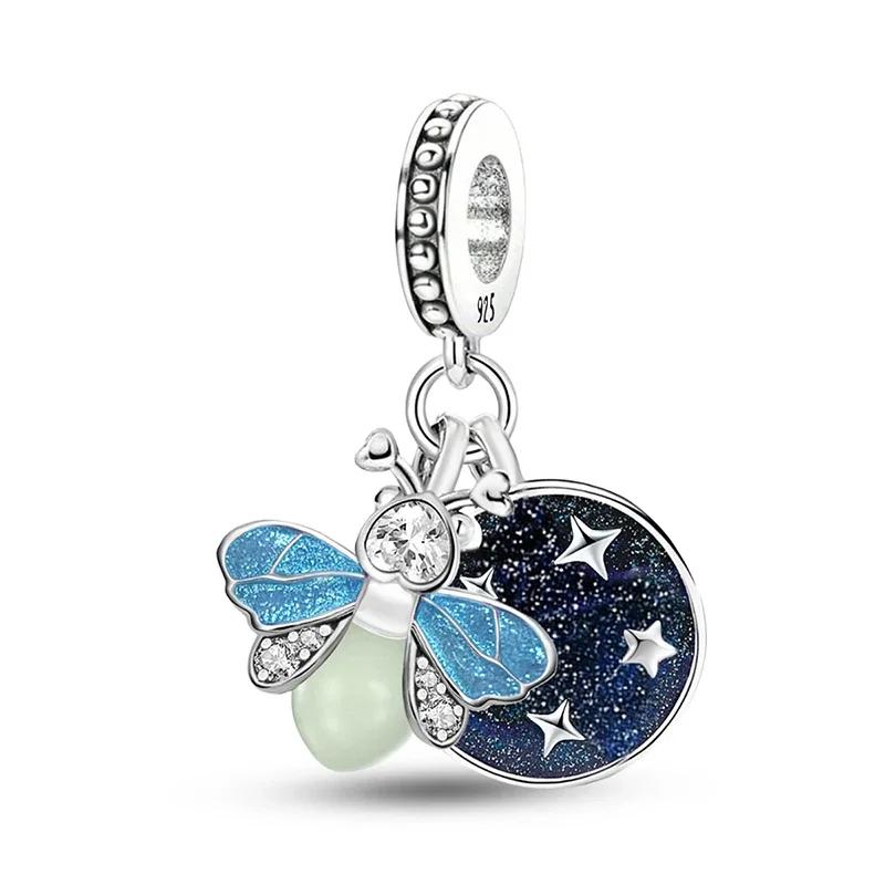 Copper Lizard Seahorse Sausage Dog Luminous Charm Bead Fit Diy Bracelet Bangle Making Gift Of High Quality Jewelry