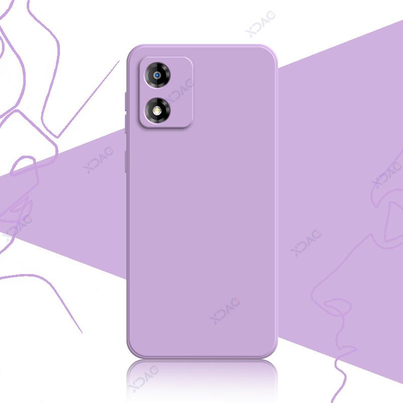 Чехол для мобильного телефона Motorola Moto E13 MotoE13 6,5" Global 360 Soft Luxury Square Liquid Silicone Back Cover Armor Bag