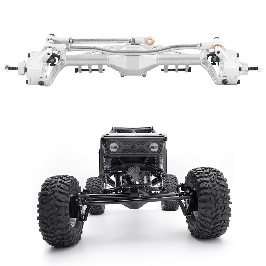Remote Control Crawler Metal Front Portal Axle Assembly for Axial Capra 1.9 UTB RC CarSilver