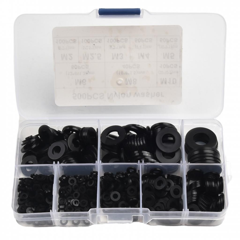 Нейлоновое резиновое уплотнительное кольцо для шланга M2-M10 Резиновое уплотнение