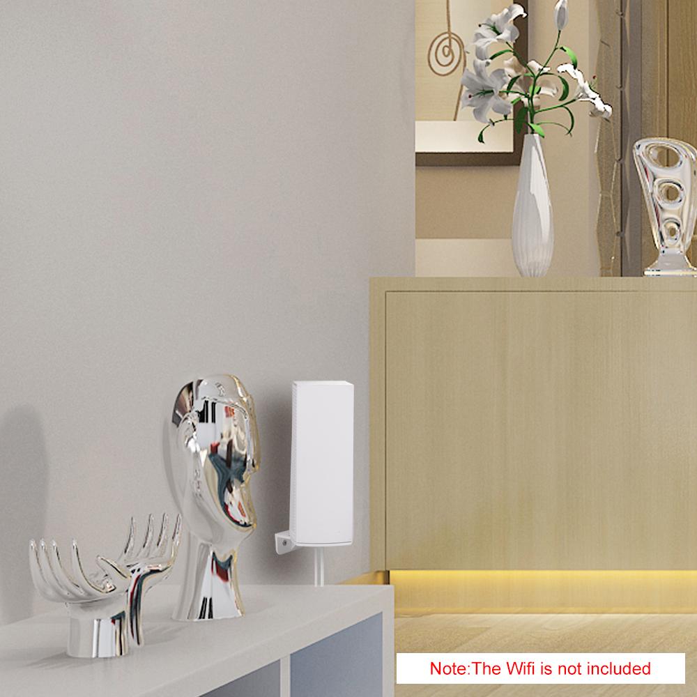 Wall Mount Bracket Stand Holder for Velop -band Whole Home WiFi Mesh System, White 2 Pack