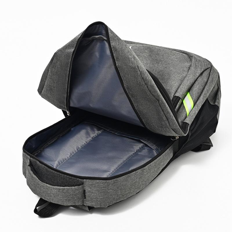 New Backpack Men's Simple Large-capacity Business Leisure Travel Computer Backpack Junior High School College Student Schoolbag