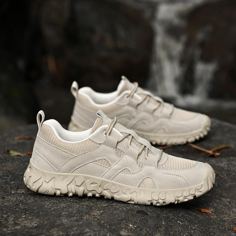 Модная уличная обувь на шнуровке, мужские повседневные кроссовки из замшевой кожи, мужская нескользящая обувь для хайкинга, дышащая трекинговая обувь, Tenis Masculino