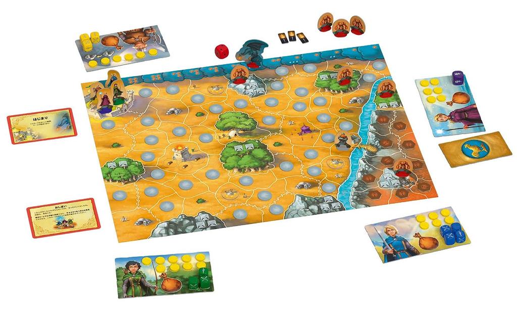 Arclight Legend of Andor Junior Complete Japanese Version For Ages 8 and Board Game (For 2-4 Players, 30-40 Minutes, Up)