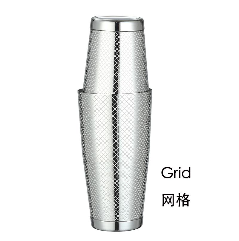 Шейкер для коктейлей Boston Shaker: Набор из 2 предметов: Профессиональный шейкер для коктейлей для бармена на 18 унций и 25 унций.