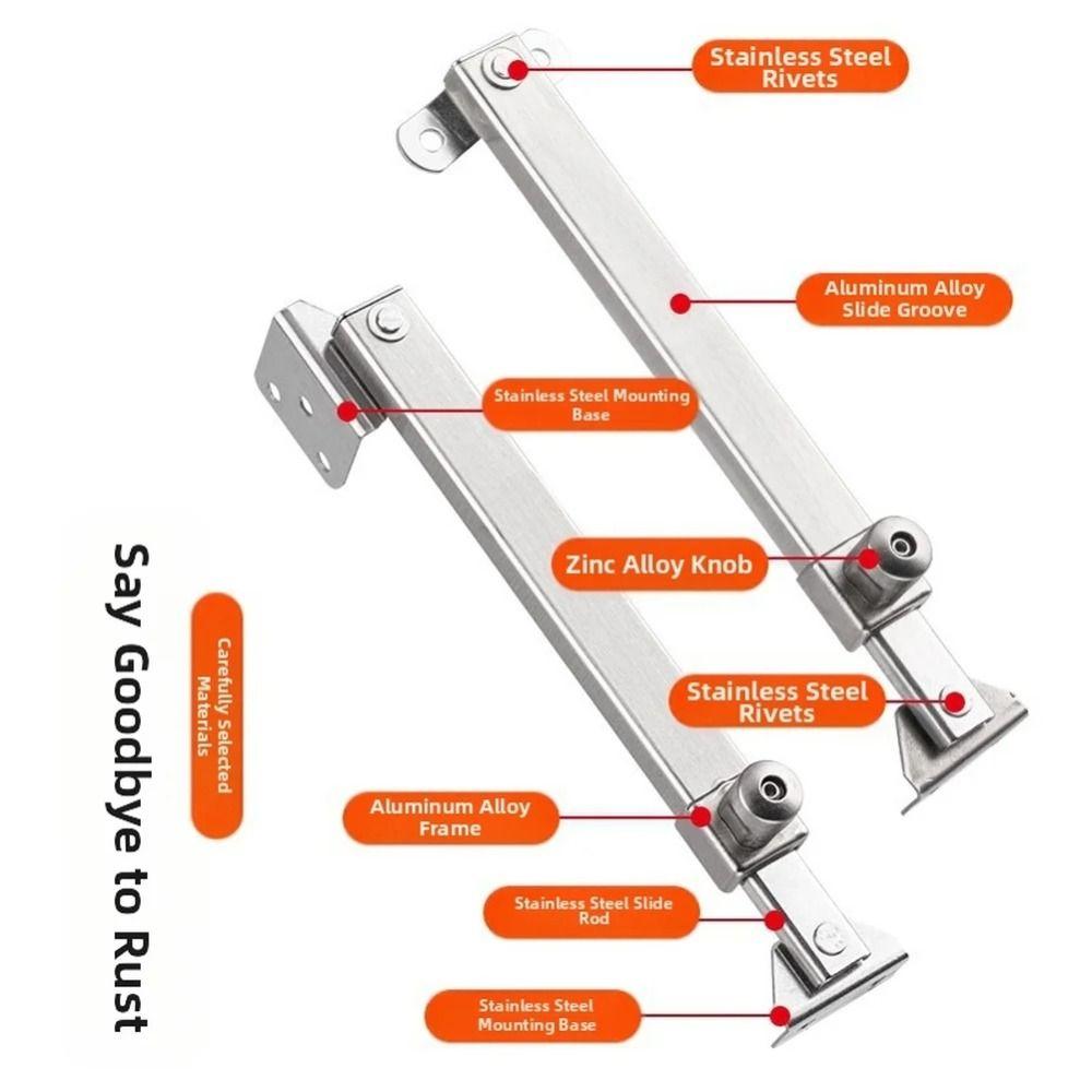Angle Controller Window Restrictor Telescopic Sliding Wind Support  for Doors/Windows