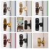 Flat Door Catch Anti-theft Door Bolt No Punching Door Lock Buckle  Home