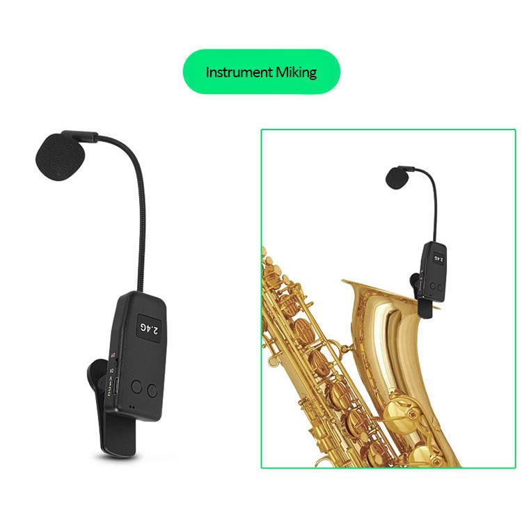 2.4G Wireless Professional Neckband Headset Microphone One For Two UHF Wireless Headset Business Laptop Conference Microphone