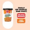 Лапша быстрого приготовления Wok Tok Chowmein (92,5 г) | Изготовлено без пальмового масла | Без майды | Без добавления глутамата натрия