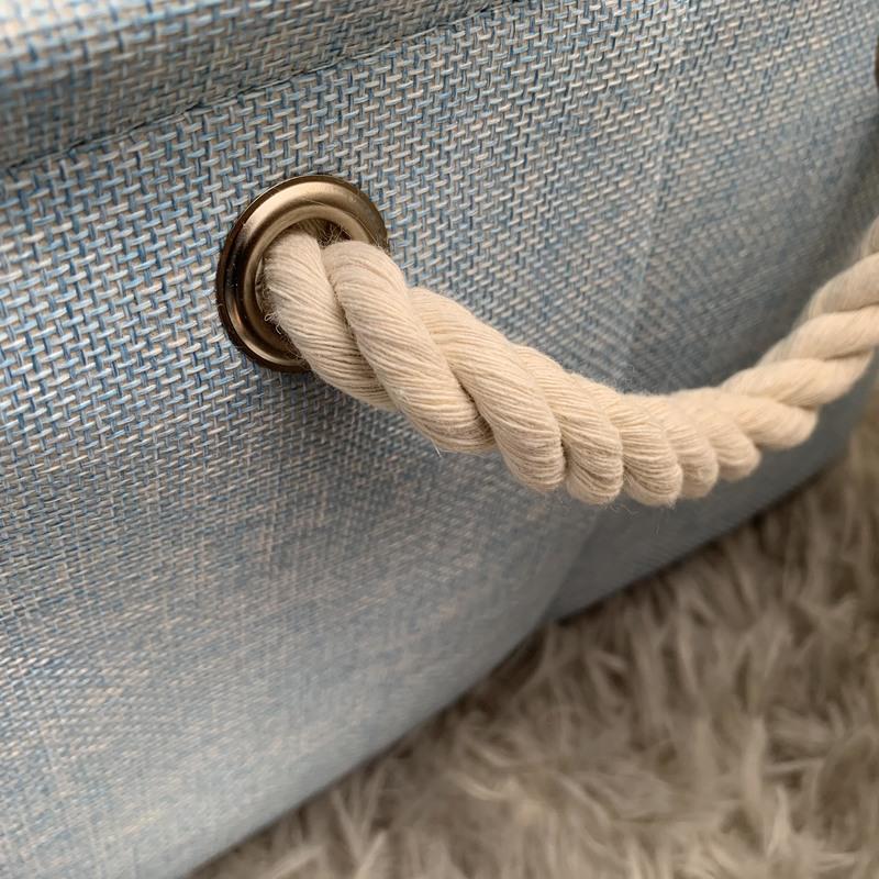 Складной ящик для хранения ткань холст игрушки косметический держатель корзина стол органайзер