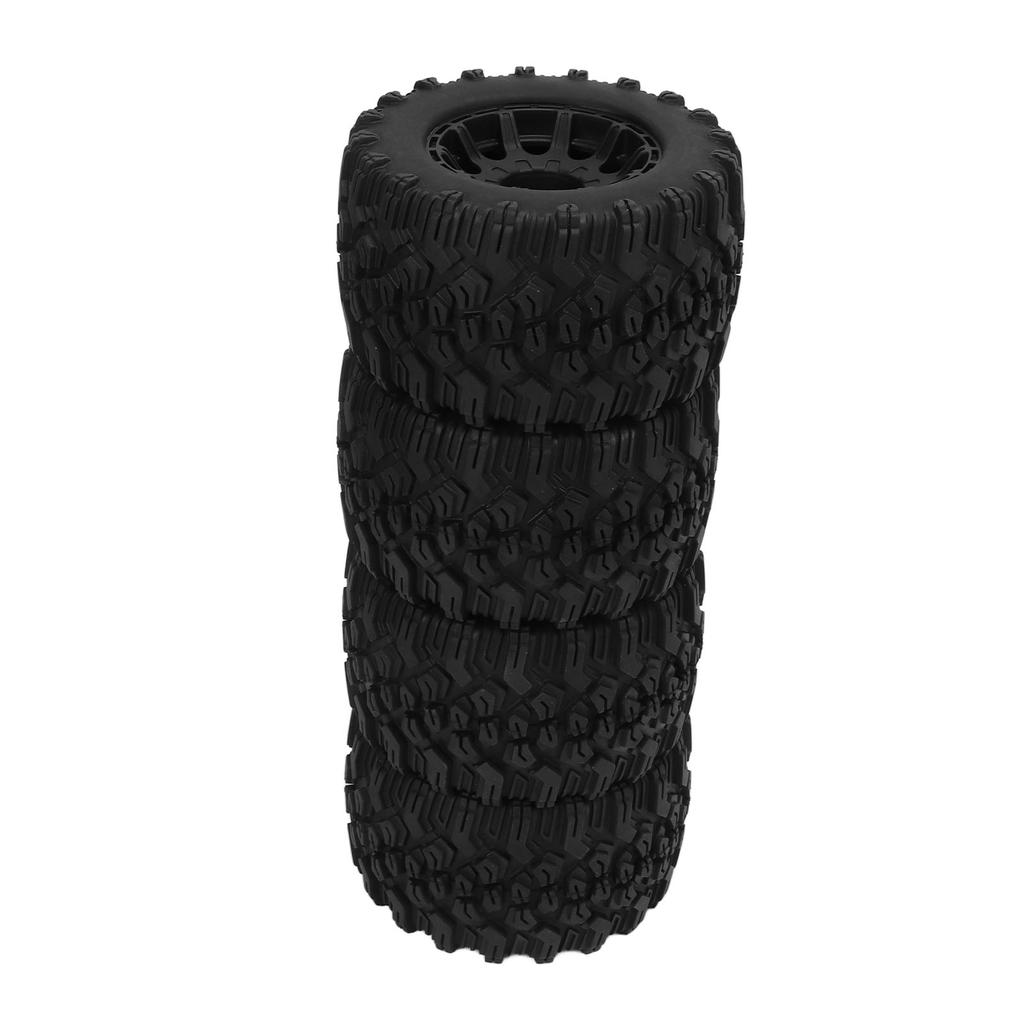 4pcs RC Monster Truck Tires Black Rubber Plastic 12mm Hex RC Accessories for Redcat for HPI for HSP for 1 10