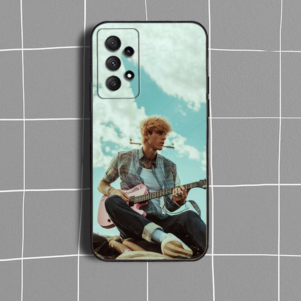 MGK L-LOST A-AMERICANA Phone Case For Samsung Galaxy A73,31,32,72,41,53,52,71,22,5G,Note,J7,8,9 Soft Black Cover