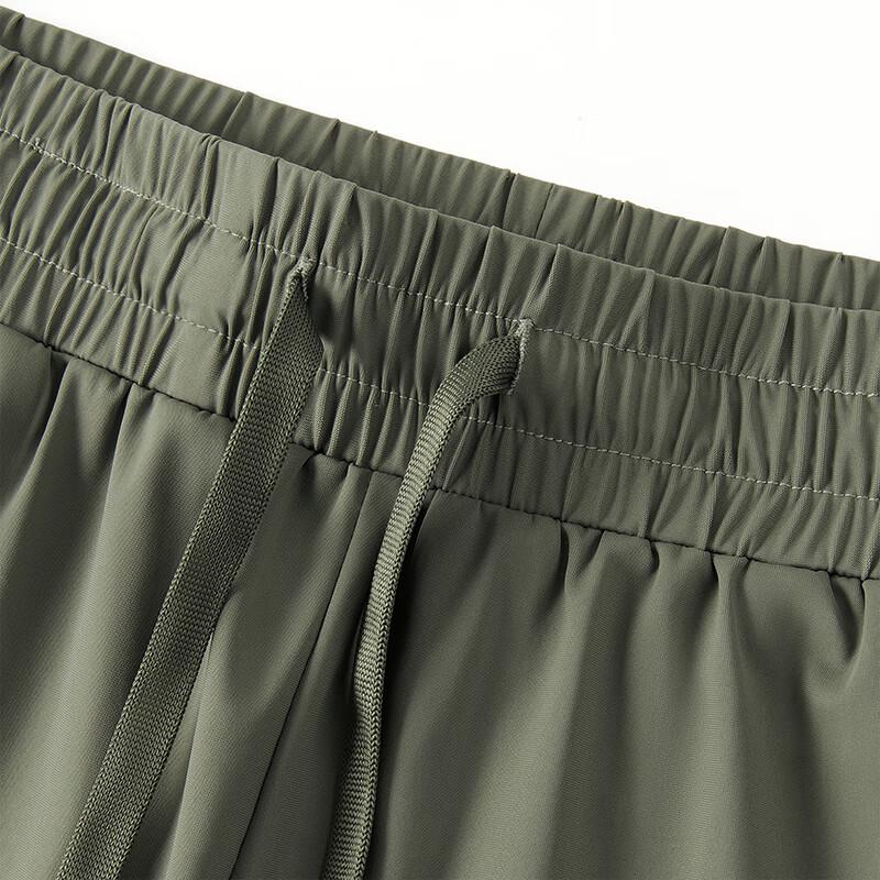Warrior Men's Ice Silk Summer Quick-Dry Sports Cropped Pants