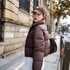 Женское зимнее короткое свободное утолщенное пальто нового стиля для невысоких мужчин, хлопковое пальто и куртка в корейском стиле
