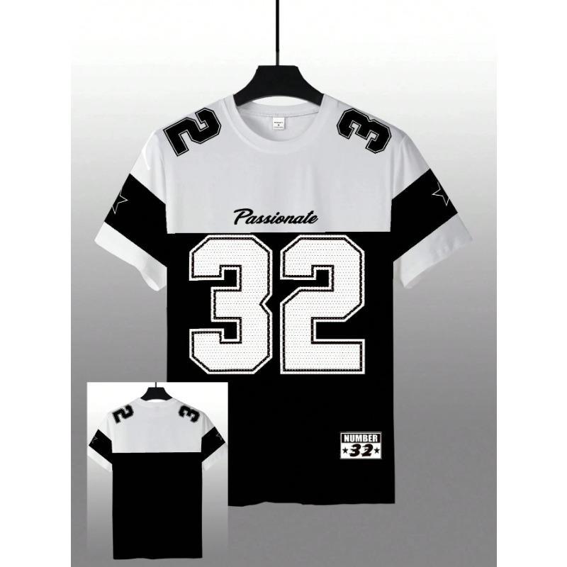 Летняя мужская повседневная футболка с цифровым принтом, круглым вырезом и короткими рукавами, из удобной дышащей и быстросохнущей ткани