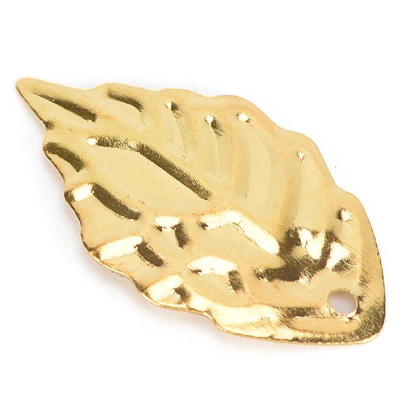 50шт листья филигрань металлические изделия ювелирные изделия Diy аксессуары кулон