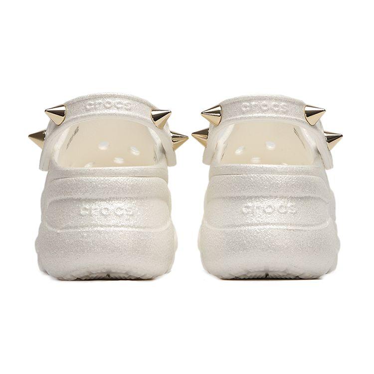 Crocs Классические клоги Маленький кит EVA Уличные Пляжные Спортивные Тапочки с отверстиями Женские тапочки Белые 206783-100