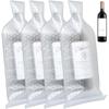 4/8Pcs Wine Bottle Bags for Travel Reusable Wine Bottle Protector Bags Double Inner Bubble Liner Wine Bottle Protector Sleeves