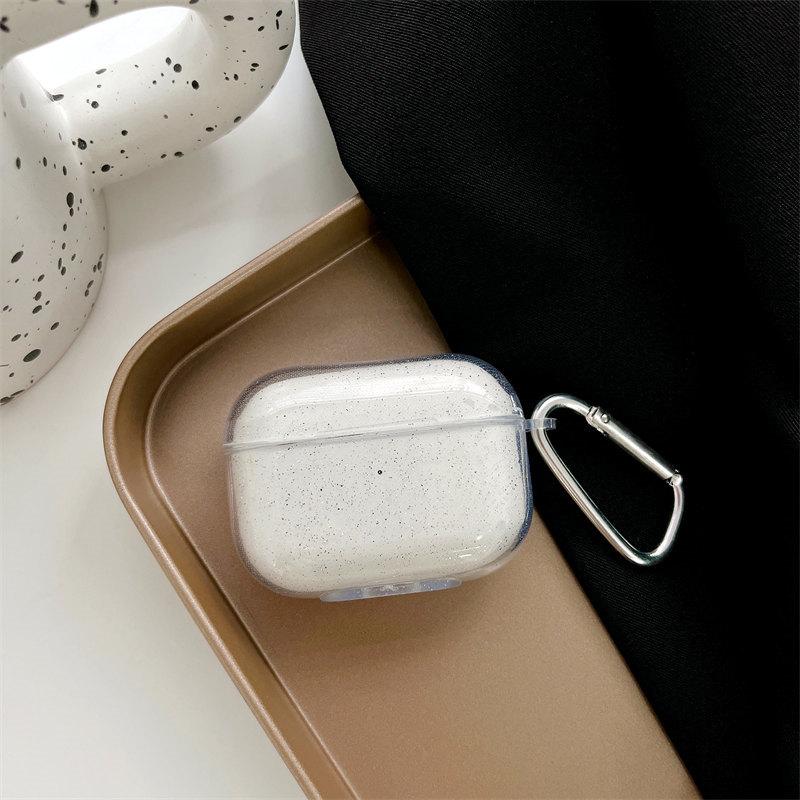 Прозрачный простой чехол с блестками, чехол для Airpods 1/2, силиконовый чехол для Airpods Pro, чехол для Airpods 3