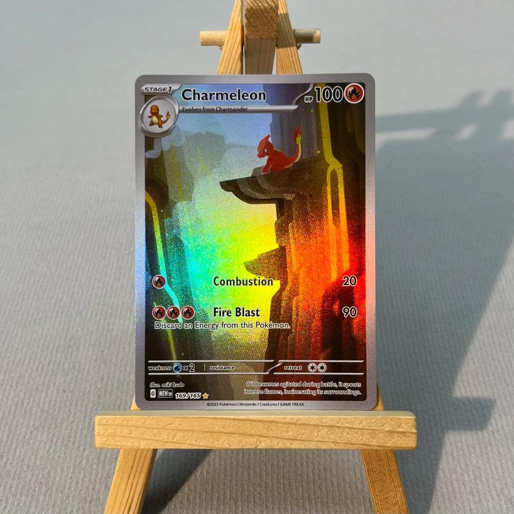 MEW PTCG13-003 Tcg прокси PKM Карты Чаризард ex Бульбазавр Чармилион Редкая Коллекция Боевые Игрушки Подарки для Хобби домашняя игра