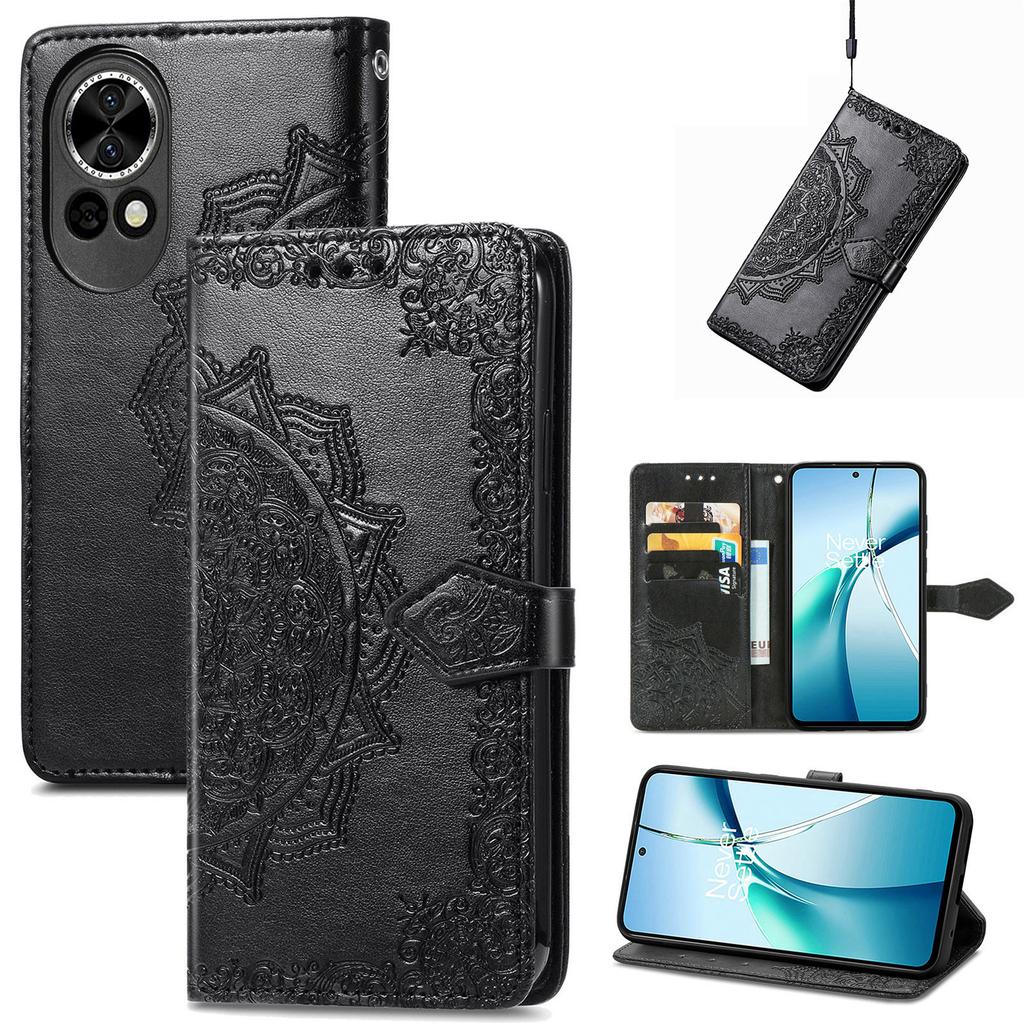 For Huawei nova 13 5G Wallet Case Mandala Flower Leather Phone Cover Stand