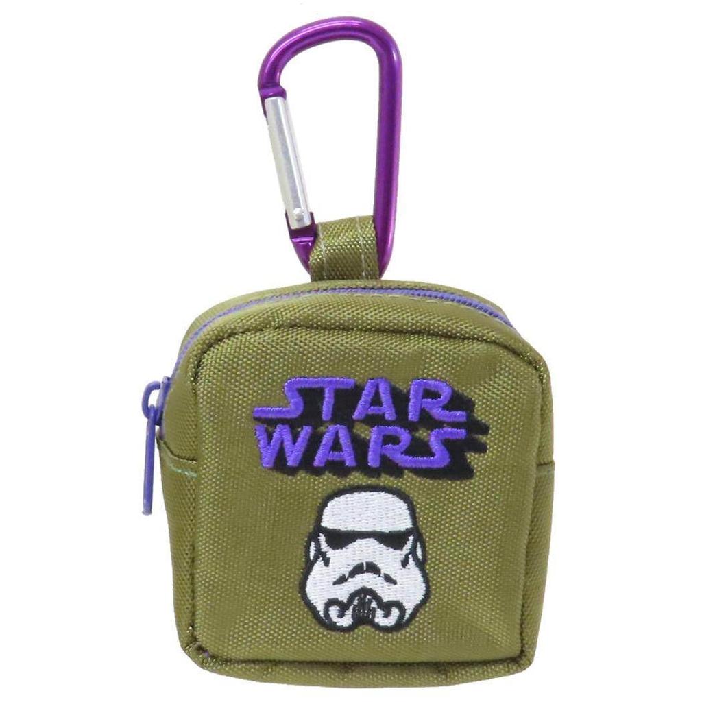 Small Planet Star Wars Stormtrooper Logo Mini Pouch with Carabiner