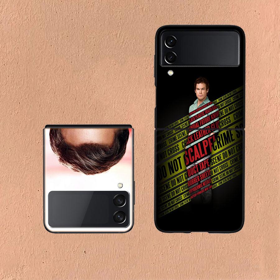 Чехол для телефона Декстер Морган из сериала Для Samsung Z Flip 6 7 5G Galaxy Z Flip 5 4 3 5G Чехлы Ударопрочный Жесткий Чехол ТПУ