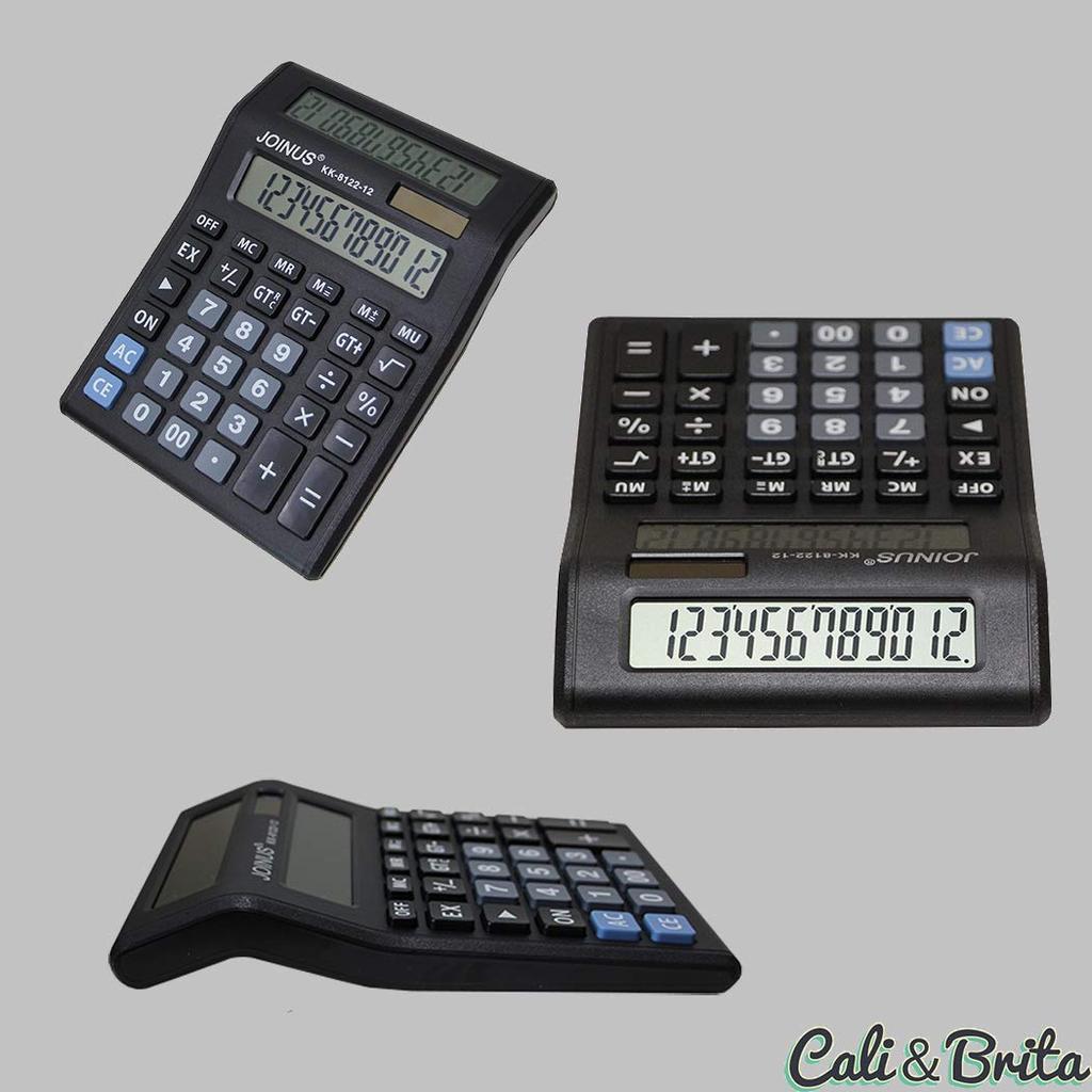 Калькулятор большой солнечный аккумулятор гибридный блок питания дисплей несколько человек могут Cali&Brita 2-экранный 12-значный [2-экранный = проверка]