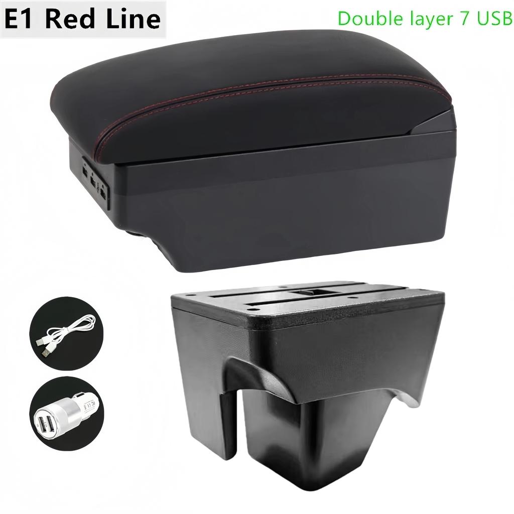 Leather Arm Rest Center Car armrest interior modification Armrest Box for Volkswagen VW TERA 2025 Console Storage USB