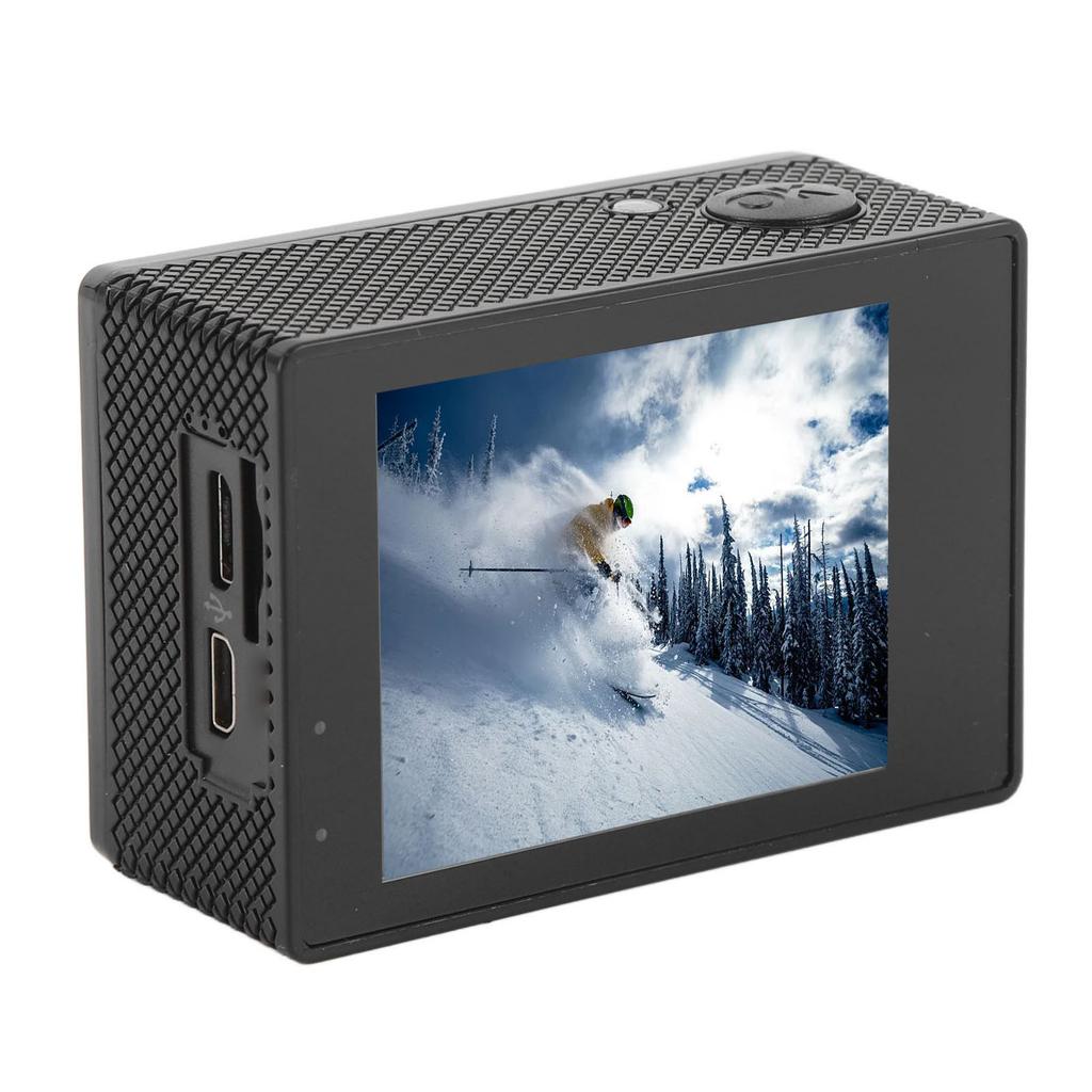 4K Камера с 2,0-дюймовым IPS основным экраном, широкоугольный объектив 170 градусов, многоосевая стабилизация, DV быстрая синхронизация данных, велосипедная камера