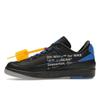 Off-White x Air Jordan 2 Retro Low SP Черные университетские кроссовки Royal Unisex DJ4375-004