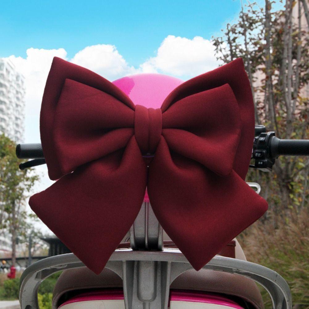Universal Helmet Butterfly Knot Cute Electric Bicycle Bowknot  Helmet Decor