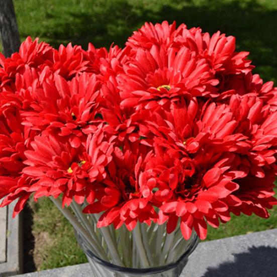 1 шт. искусственный цветок DIY красивый настоящий сенсорный поддельный цветок хризантемы ветка украшение дома для сада