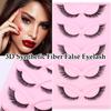 5 пар 3D ресниц накладные ресницы инструменты для макияжа натуральные длинные толстые объемные ресницы красивые пушистые ресницы лисы
