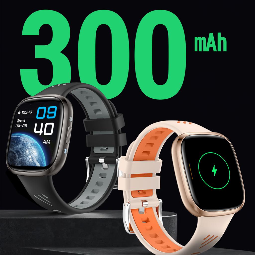 HT31 1,72-дюймовый IPS-экран Смарт-часы с функцией звонков по Bluetooth, монитор здоровья с УФ-фонариком