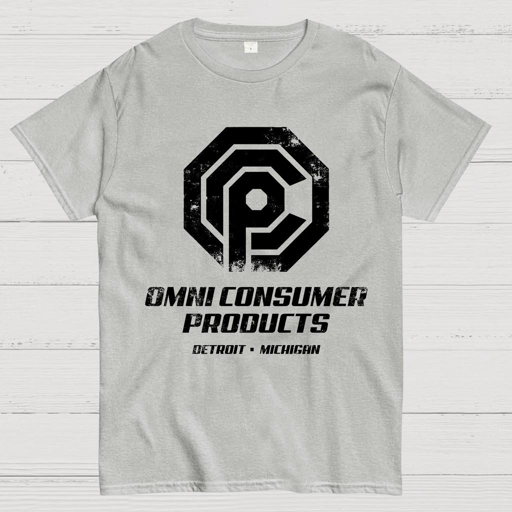 Omni Consumer Products Cotton Summer Casual Cool Loose T-Shirt
