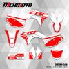 MCHMFG Графические наклейки Комплекты для Honda 2018- CRF250R 2017 2018 CRF450R Номер Имя Фон