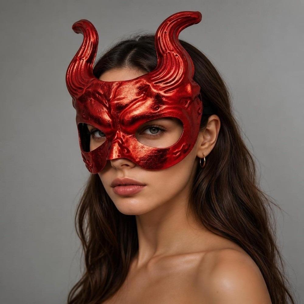 Carnival Demon Devil Horn Mask Masquerade Ball Halloween Costume Mask Cosplay Event