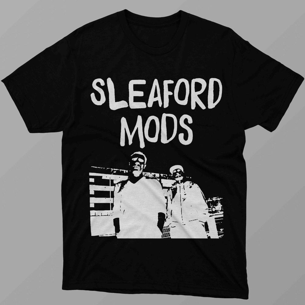 Sleaford Mods Группа Черный Цвет Хлопок Размер S- 4XL Футболка BT777 Унисекс Футболка