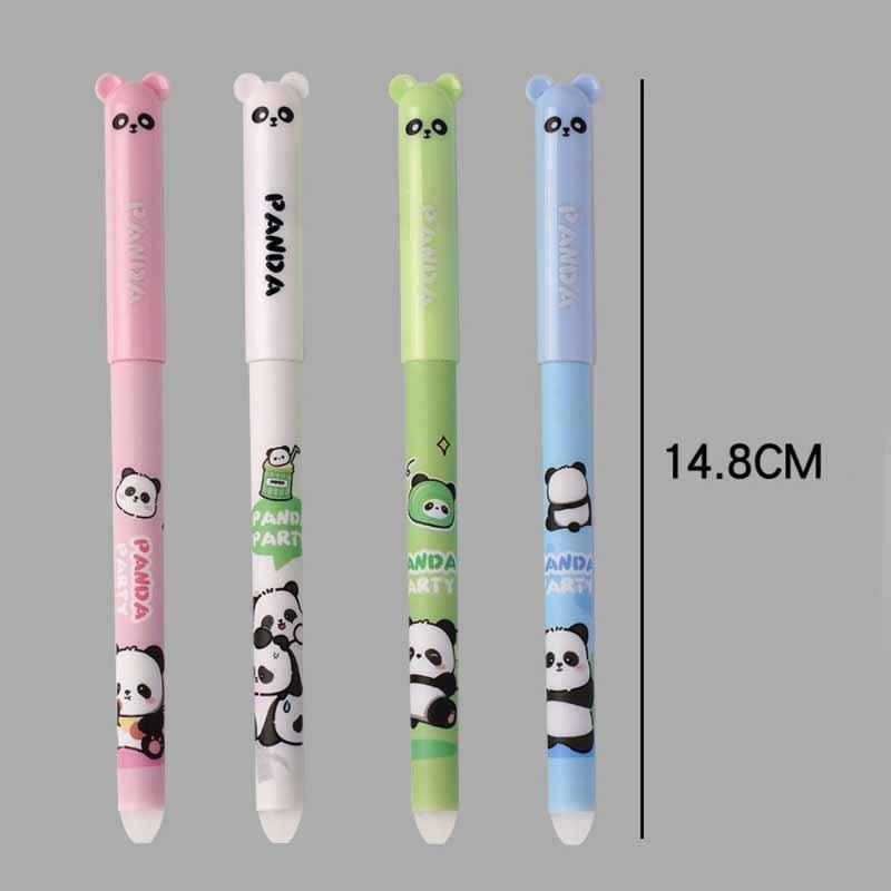 4 шт., милая каваи-панда, единорог, астронавт, стираемая ручка, креативные школьные и офисные гелевые ручки, принадлежности, канцелярские принадлежности