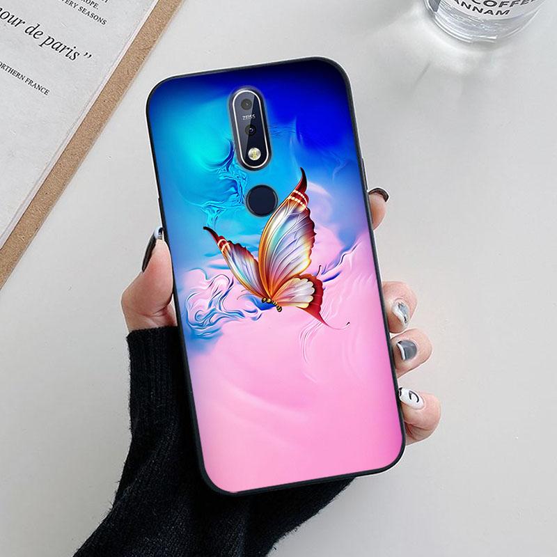 Для Nokia 5.1 Plus Чехол Модный Мягкий Силиконовый Задний Чехол для Nokia 3.1 7.1 Чехол для Телефона etui Fundas Милый Чехол
