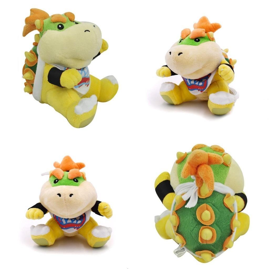 Soft And Cuddly Baby Bowser Jr 7" Plush Super Mario Bros Little Buddy Toy Koopa