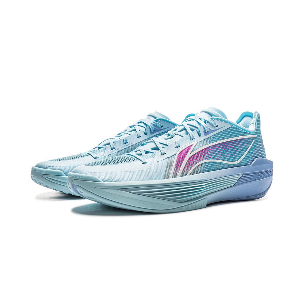 Li Ning УЛЬТРАЛЕГКИЕ Низкие Баскетбольные Кроссовки Мужские Цвет 'Голубой Бриз' ABAV007-23