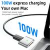 Type-C Female To Magsaf3 Magnetic Fast Charging Adapter 100W USB C To Magsaf3 Converter for Macbook Air/Pro M1/M2/M3/M4