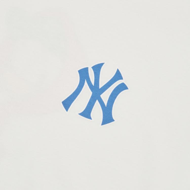 Унисекс футболка с круглым вырезом и коротким рукавом, принт Дональд Дак, MLB X Disney, Белая, 3ATSD0114-50IVS