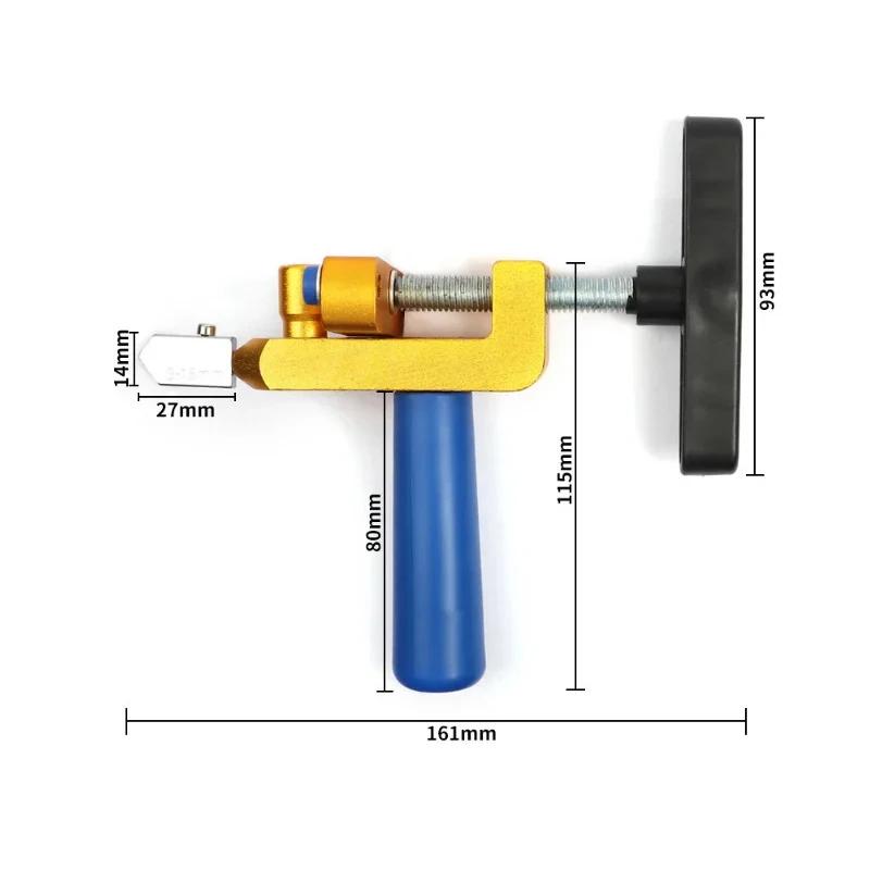 2 в 1 Керамический резак Стеклорез Нож Керамический резак Стеклорез Нож Стальные лезвия Строительный ручной инструмент набор