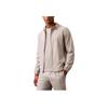 Minimalist Comfortable Versatile Casual Hooded Zip Jacket Men Jackets White 403F525-020